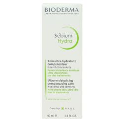 Bioderma Sebium Hydra Cr Hydratante Compensatrice Peaux Dessechees Par Les Traitements T/40Ml