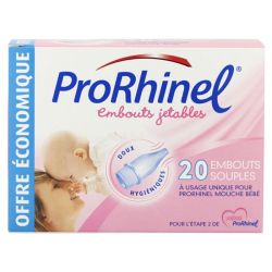 Prorhinel Embout Nasal Jetable Souple B/20