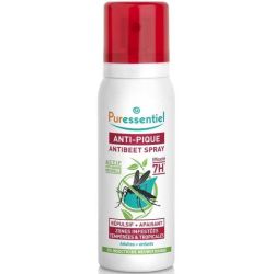 Puressentiel Anti-Pique Spray 5 Huiles Essentielles Citriodiol Fl/75Ml