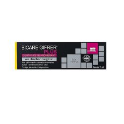 Bicare Gifrer Plus Dentifrice Blanchissant Charbon T/75Ml