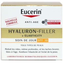 Eucerin Hyaluron-Filler + Elasticity Spf30 Emuls Soin De Jour Pot/50Ml