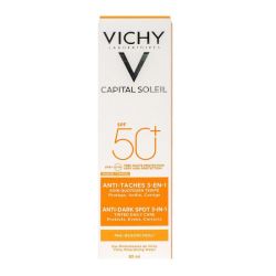 Vichy Capital Soleil Spf50+ Cr Soin Anti-Taches 3 En 1 Teinte T/50Ml