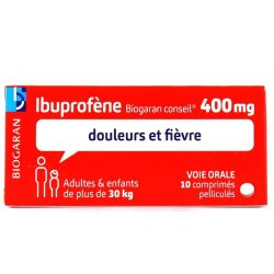 Ibuprofene Biogaran Conseil 400 Mg Cpr Pell Plq/10