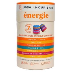Upsa X Nourished Gummies Energie Gomme 7 En 1 B/30