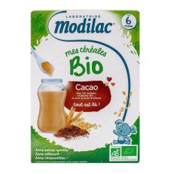 Modilac Cereales Bio Farine Cacao Des 6 Mois B/250G