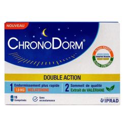 Chronodorm Double Action Melatonine 1,9 Mg Cpr Bicouche B/15