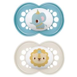 Mam Original Sucette Silicone +18Mois Animaux B/2