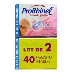 Prorhinel Embout Nasal Jetable Souple 2B/20