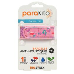 Parakito Junior 2 Bracelet Rechargeable Anti-Moustique Sirenes B/2