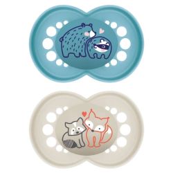 Mam Original Sucette Silicone +18Mois Nature B/2