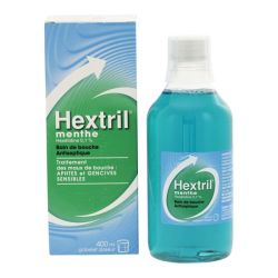 Hextril 0,1 % S Bain Bouche Menthe Fl/400Ml