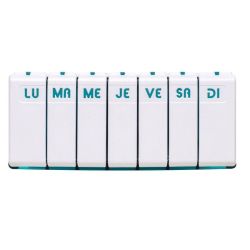 Pilbox Tempo Pilulier Hebdomadaire Gris