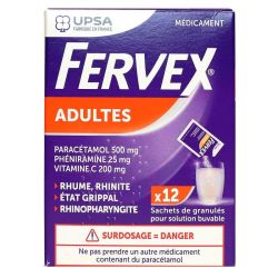 Fervex Gle S Buv En Sachet Adulte 12Sach