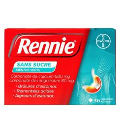 Rennie Sans Sucre Cpr A Croquer Plq/36
