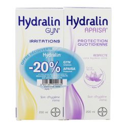 Hydralin Quotidien Gel Lavant Usage Intime Fl/200Ml+Gyn Fl/200Ml