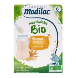 Modilac Cereales Bio Farine Biscuite Des 6 Mois B/250G