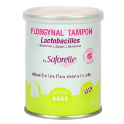 Florgynal Tampon Periodique Sans Applicateur Super B/8