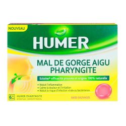 Humer Pharyngite Past Mal De Gorge Fruits Rouges B/20
