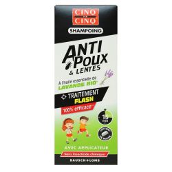 Cinq Sur Cinq Shampooing Lavande Bio Anti-Poux Lentes T Appl/100Ml+Peigne