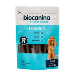 Biocanina Triodental Lamelle A Macher Chien Moyen 10-30Kg Sach/15