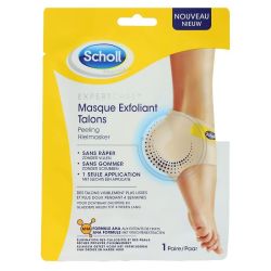Scholl Masque Exfoliant Talons Sach/2