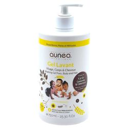 Aunea Gel Lavant Visage Et Corps Fl Pompe/750Ml