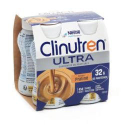 Clinutren Ultra Nutriment Praline 4Bouteilles/200Ml