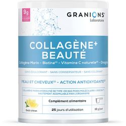 Granions Collagene Beaute Pdr Citron 25 Jours Pot/255G