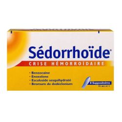 Sedorrhoide Crise Hemorroidaire Suppos Plq/8