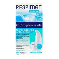 Respimer Netiflow Kit D'irrigation Nasale Fl/240Ml+6Sachets