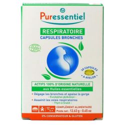 Puressentiel Respiratoire Caps Bronches He Bio B/30
