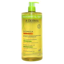 Aderma Exomega Control Huile Lavante Emolliente Anti-Grattage Fl Pompe/1L