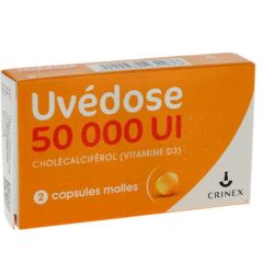 Uvedose 50 000 Ui Caps Molle Plq/4