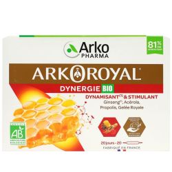 Arkoroyal Dynergie Bio Ginseng Gelee Royale Propolis S Buv 20Amp/10Ml