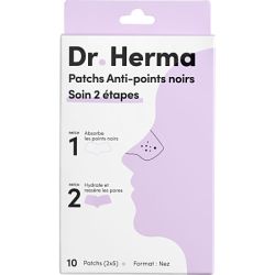 Dr Herma Patch Anti-Points Noirs 2 Etapes B/10+5 Soins