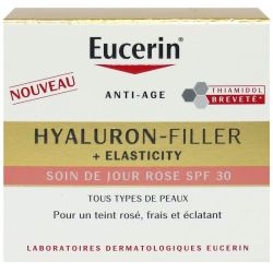 Eucerin Hyaluron-Filler + Elasticity Spf30 Emuls Soin De Jour Rose Pot/50Ml