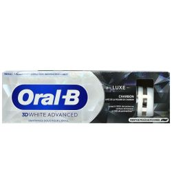 Oral B 3D White Advanced Luxe Charbon Dentifrice T/75Ml