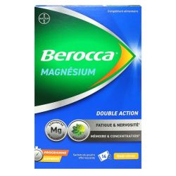Berocca Magnesium Pdr Eff Double Action Citron 14Sach
