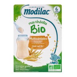 Modilac Cereales Bio Farine Multi Cereales Des 6 Mois B/250G
