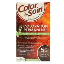 Color&Soin Kit Coloration Permanente 5G Chatain Clair Dore