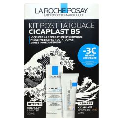 Cicaplast Lavant B5 La Roche Posay Gel Assainissant Apaisant Protecteur Fl Pompe/200Ml+Baume Tattoo