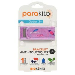 Parakito Junior 1 Bracelet Rechargeable Anti-Moustique Plumes B/2