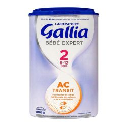 Gallia Bebe Expert Ac Transit 2 Lait Pdre B/800G