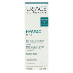 Uriage Hyseac Mat' Gel Creme Matifiant T/40Ml