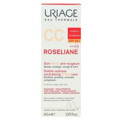 Uriage Roseliane Cc Cream Spf50+ Cr Soin Teinte Anti-Rougeurs T/40Ml