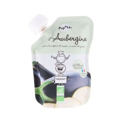 Popote Aliment Infant Aubergine Bio Gourde/120G