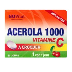 Alvityl Acerola 1000 Vitamine C Cpr A Croquer B/30
