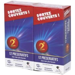 Sortez Couverts  Preservatif Lubrifie Avec Reservoir 2B/12