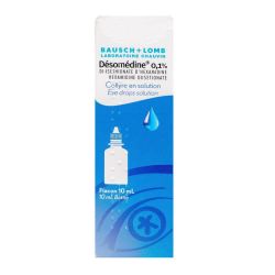 Desomedine 0,1 % Collyre Sol Fl Pebd/10Ml