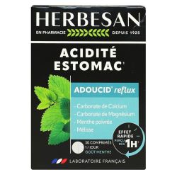 Herbesan Adoucid Reflux Cpr A Croquer Menthe 2T/15
